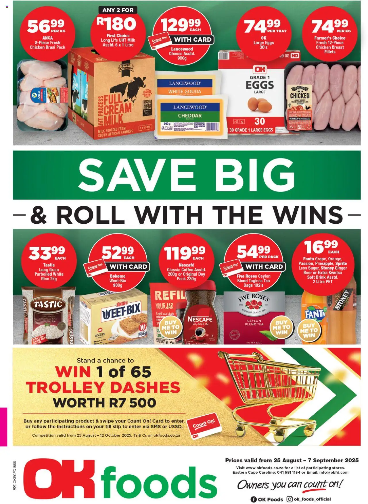 OK Foods Eastern Cape - Specials from 25/08 - 07/09/2025 > Promotions
