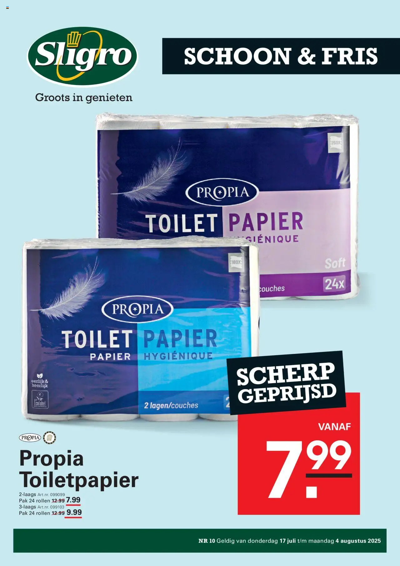 Sligro shop WRCP Special geldig vanaf 17-07-2025 - Paginanummer 1