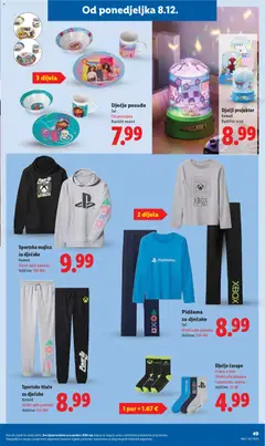 Pregled letka Katalog trgovine Lidl vrijedi od 08.12.2025 | Stranica: 49