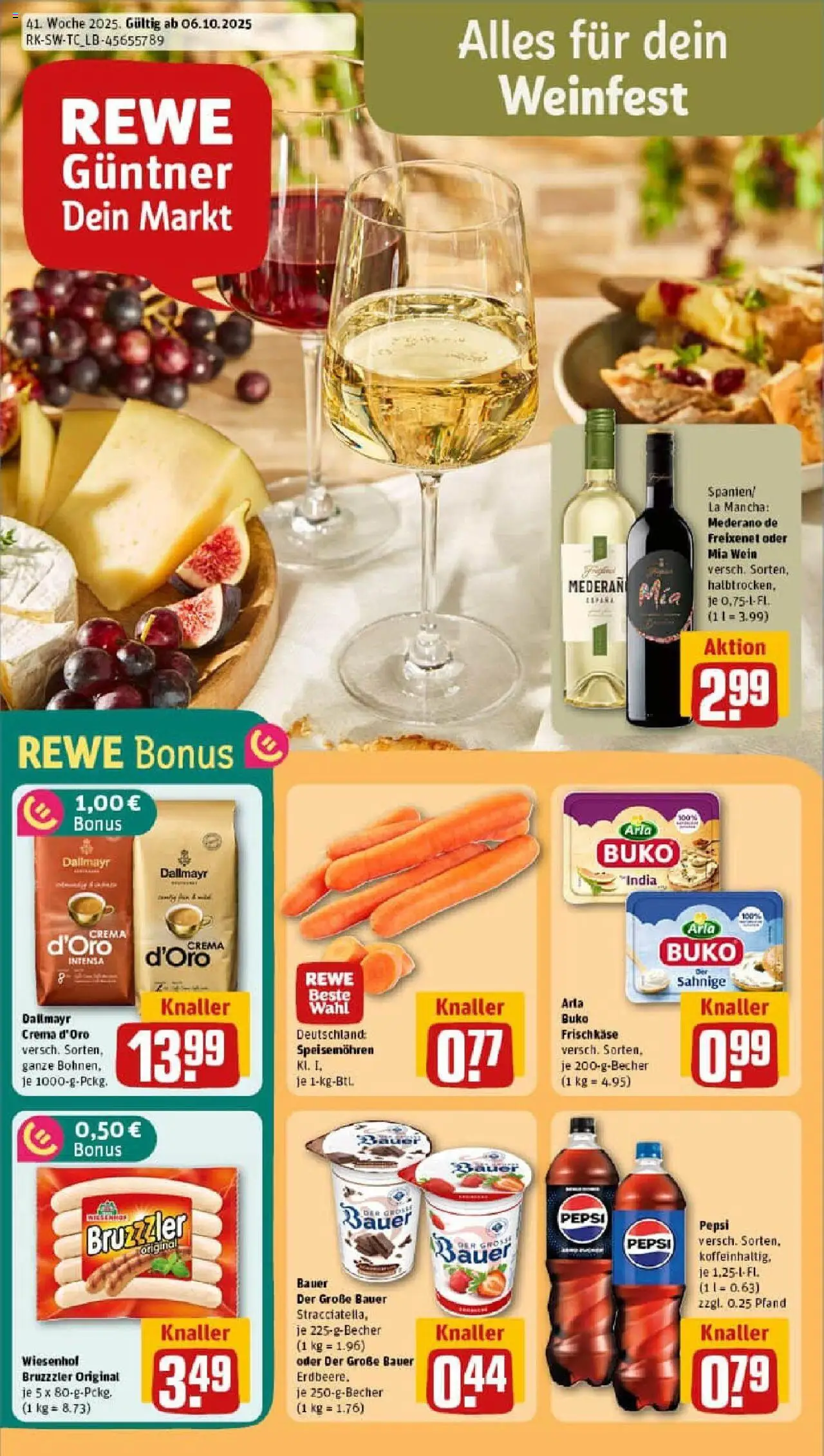 REWE Prospekt ab 06.10.2025 nächste Woche - Prospekt Filderstadt	