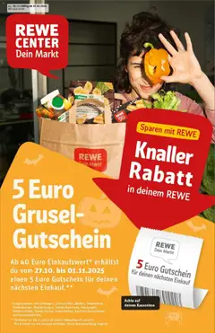 Vorschau von dem Prospekt des Geschäftes Rewe, gültig ab dem 26.10.2025