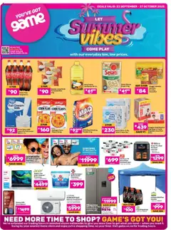 Preview of Game flyer valid from 23/09/2025