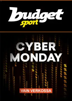 Kaupan Budget Sport Cyber Monday esikatselu, voimassa 01/12/2025