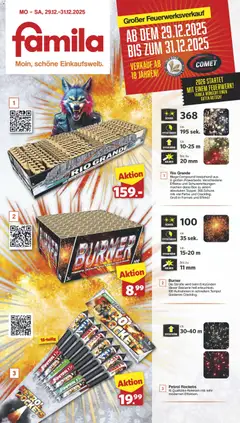 Vorschau von dem Prospekt des Geschäftes Famila Nordwest, gültig ab dem 29.12.2025