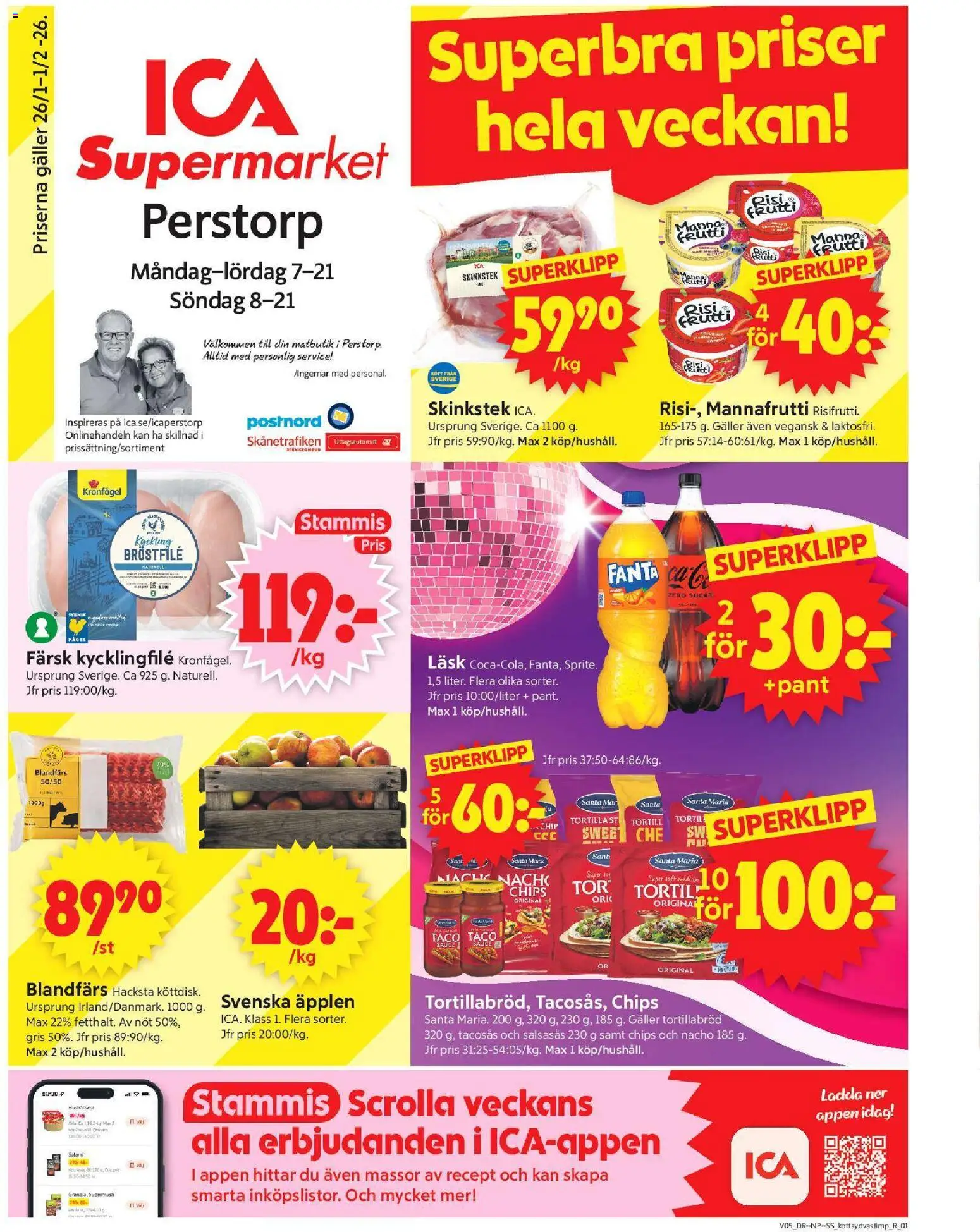 Förhandsgranska reklamblad Perstorp från butik ICA Supermarket gäller från 26/01/2026