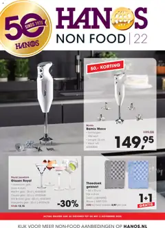 Voorbeeld van Non Food Folder van winkel Hanos geldig vanaf 20-10-2025