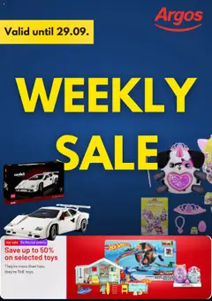 Preview of Argos Weekly offers valid from 23/09/2025