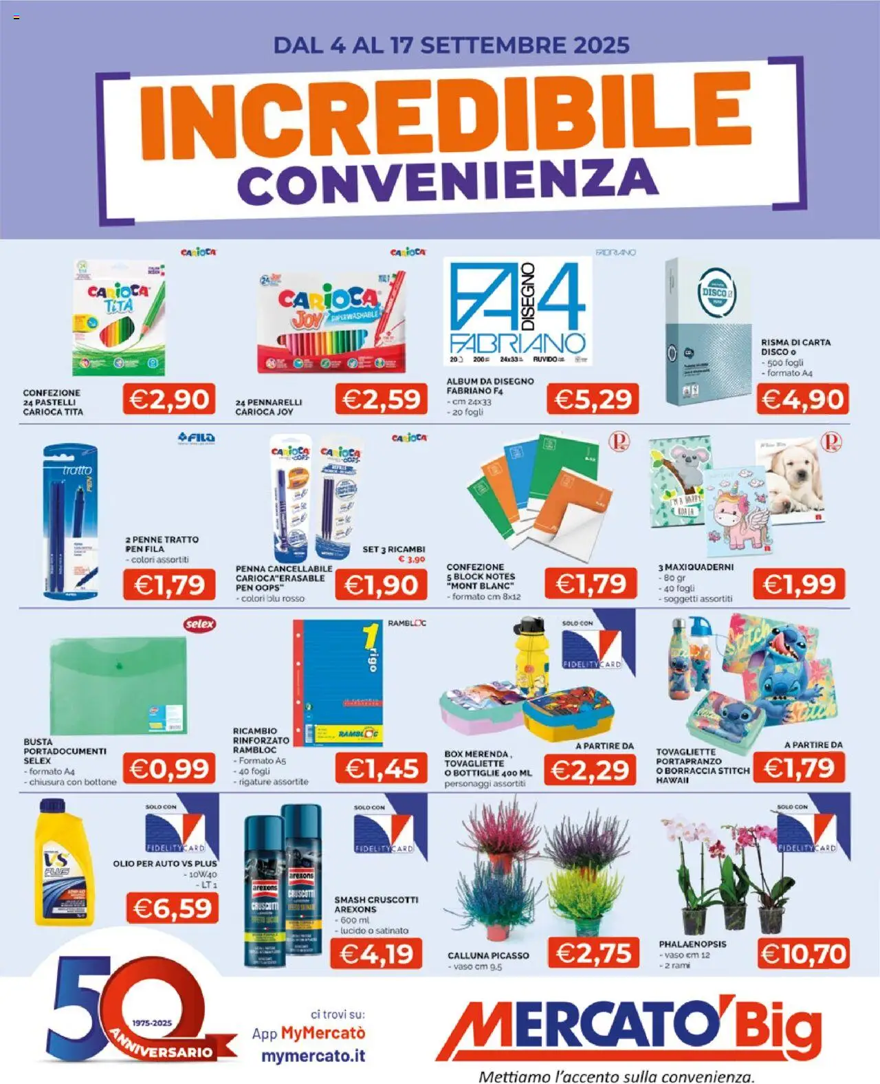 Volantino Mercatò valido da 04/09/2025 numero di pagina 1