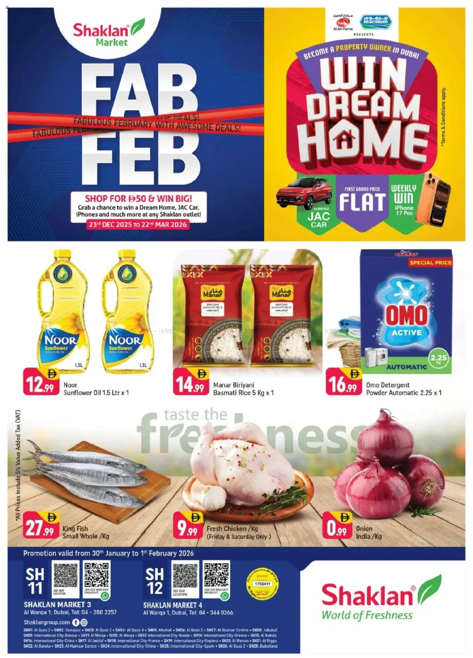 Preview of the catalogue Weekend Deals - Shaklan Market 3, Al Warqa 1 of store Shaklan valid from 30 Jan, 2026