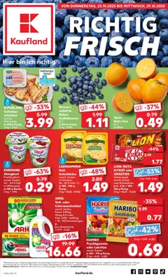 Vorschau von dem Prospekt des Geschäftes Kaufland, gültig ab dem 23.10.2025