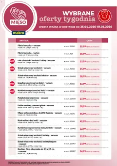 Pogląd gazetki "Makro gazetka - Wybrane oferty tygodnia w dostawie" ze sklepu Makro ważnej od 25.04.2026