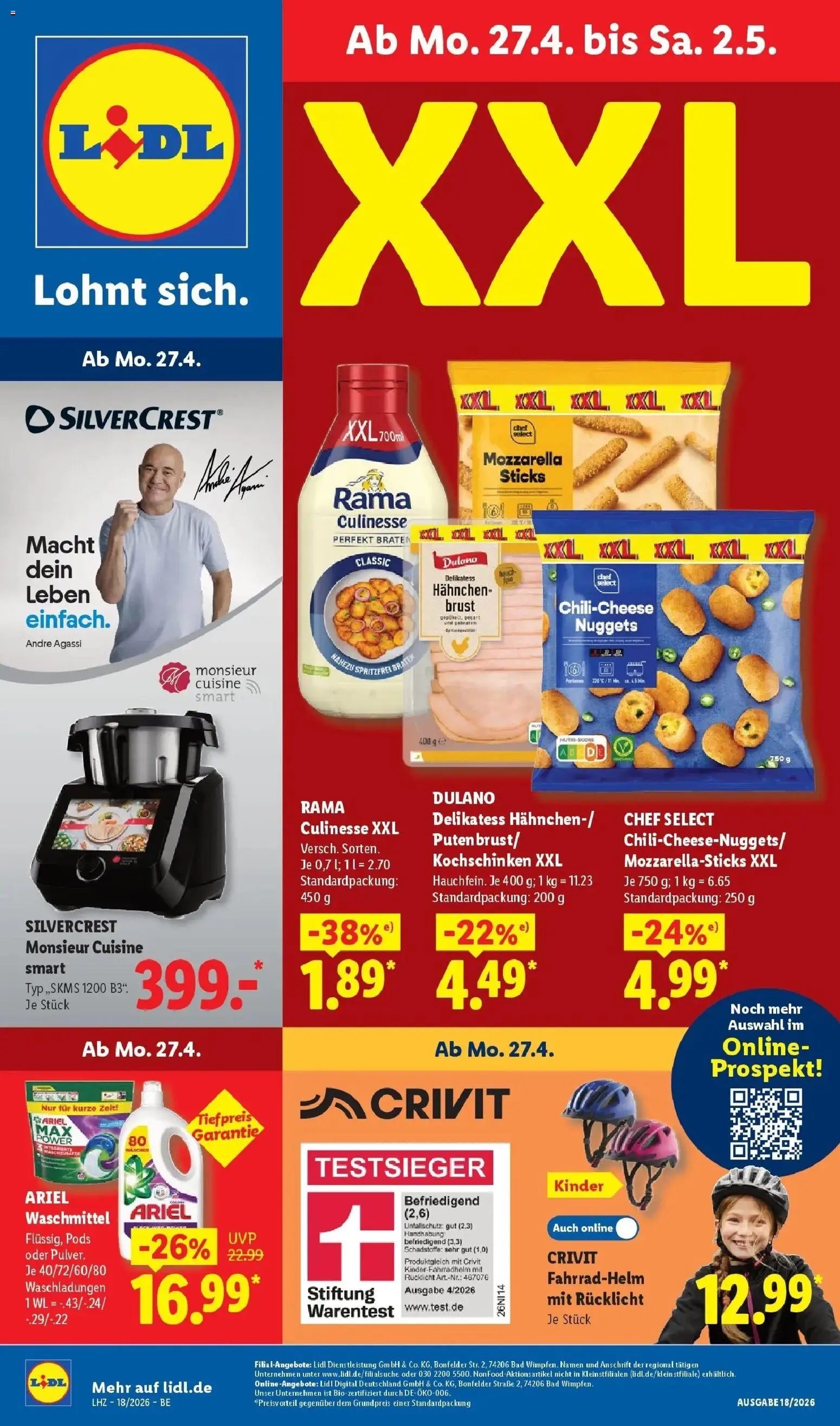 Vorschau von dem Prospekt des Geschäftes Lidl, gültig ab dem 27.04.2026