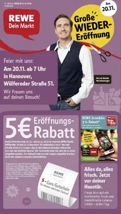 Vorschau von dem Prospekt des Geschäftes Rewe, gültig ab dem 17.11.2025