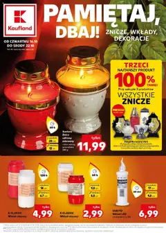 Pogląd gazetki "Znicze" ze sklepu Kaufland ważnej od 16.10.2025