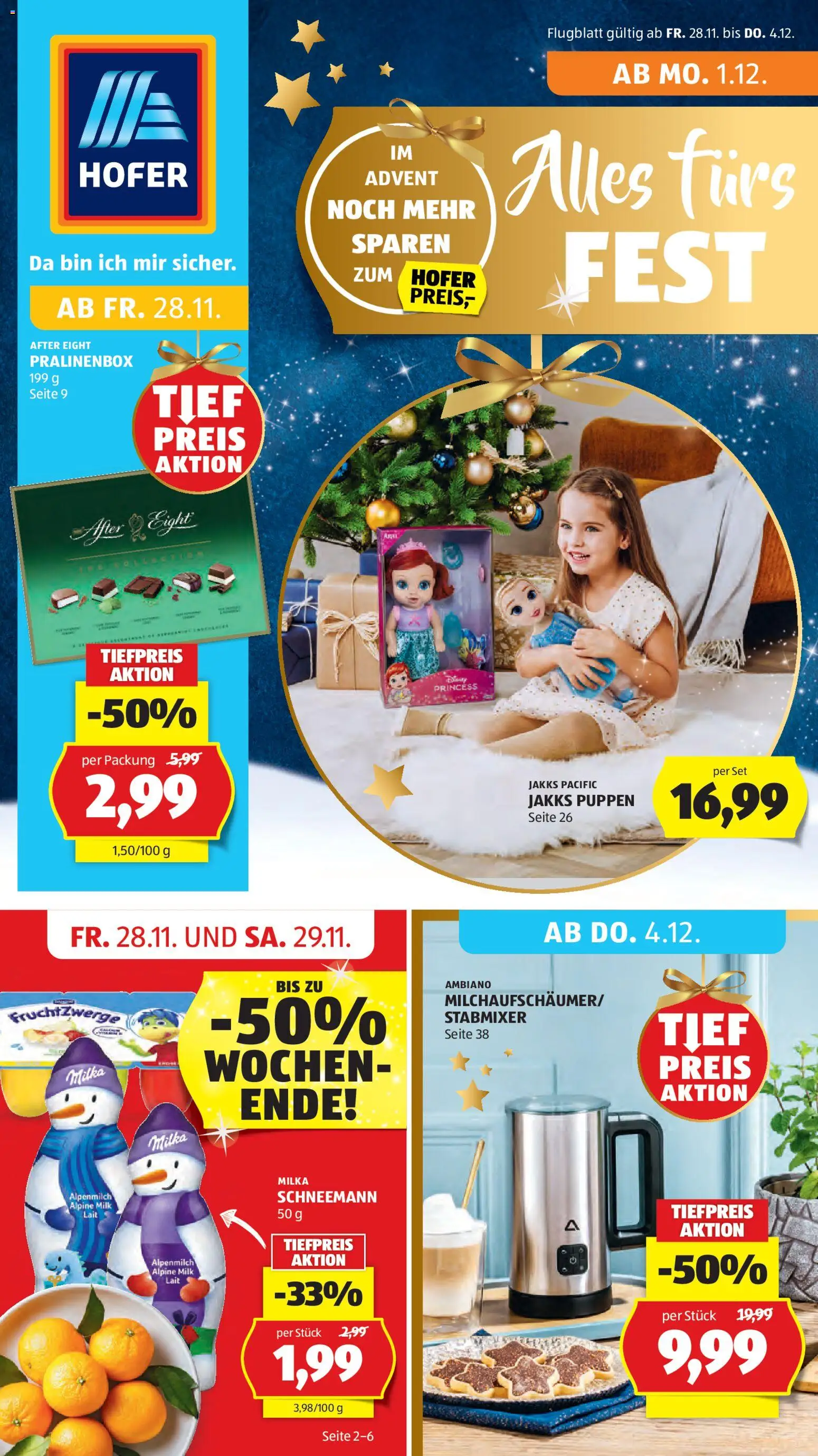 Vorschau der Angebote: Hofer Black Friday gültig ab 28.11.2025
