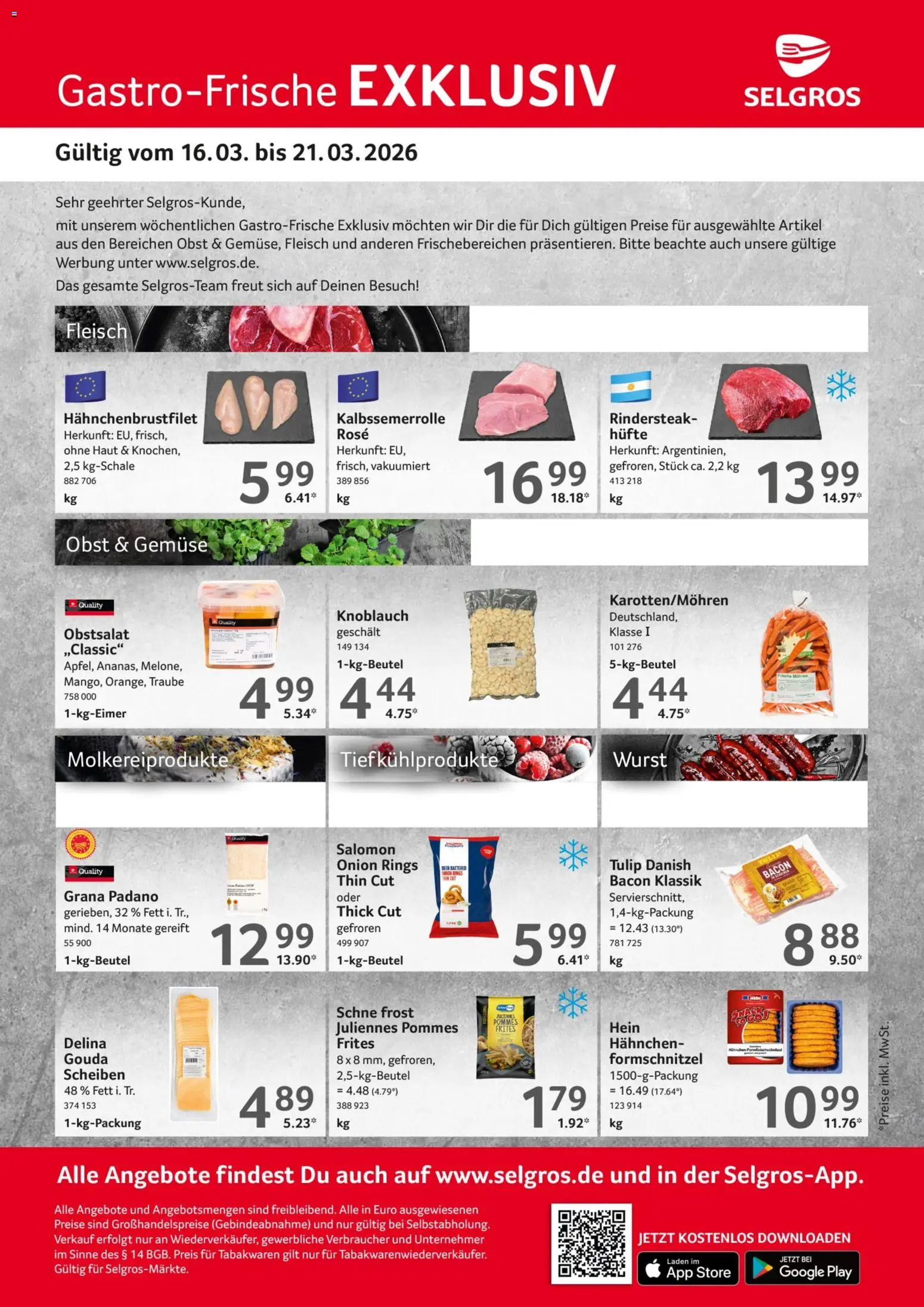 Vorschau von dem Prospekt des Geschäftes Selgros, gültig ab dem 16.03.2026