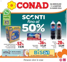 Anteprima dell'opuscolo Sconti fino al 50% dal negozio Offerte valido da 11/03/2026