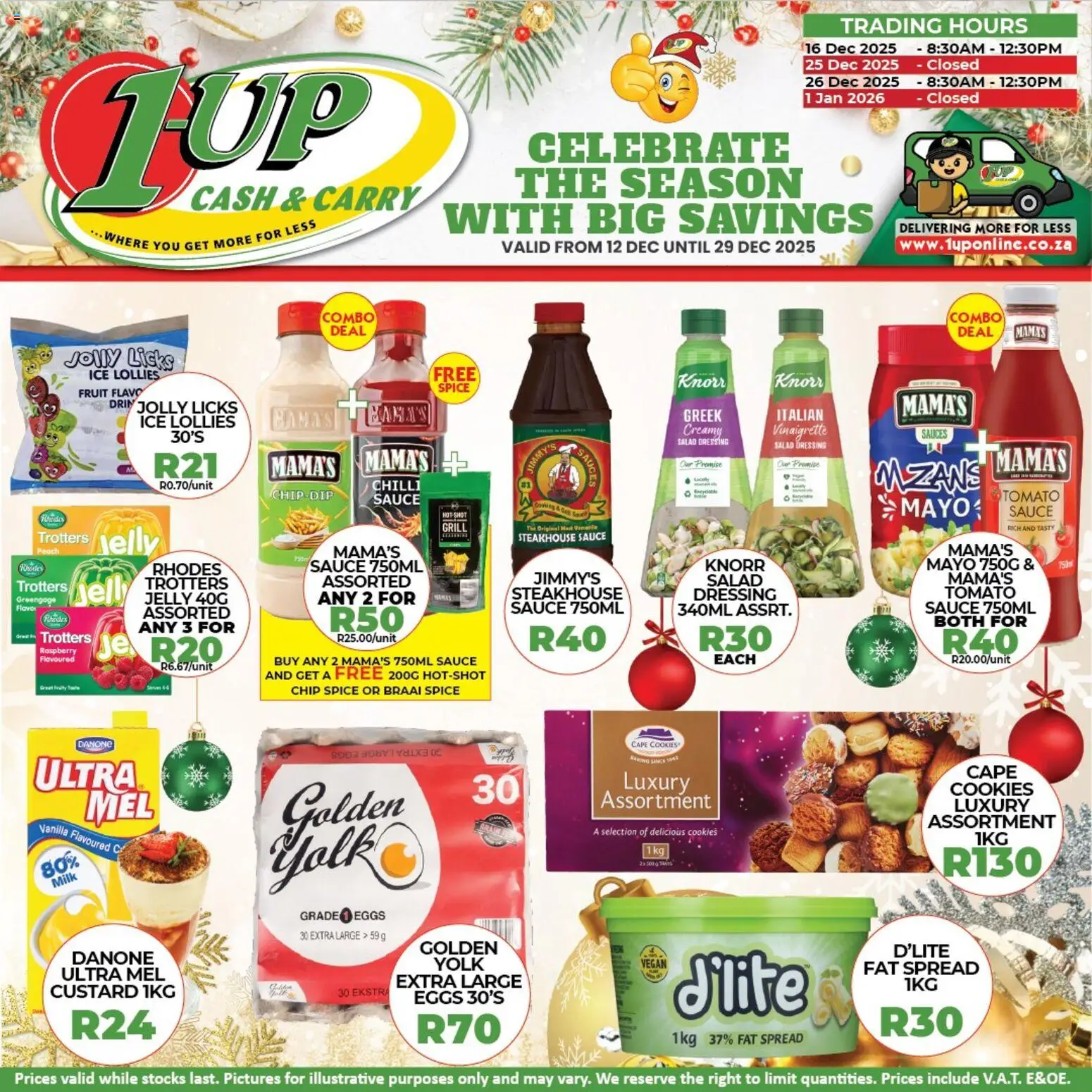 Preview of 1UP Cash & Carry flyer valid from 12/12/2025