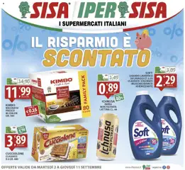 Anteprima dell'opuscolo Attuale volantino dal negozio SISA valido da 02/09/2025