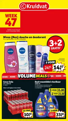 Voorbeeld van Folder week 47 van winkel Kruidvat geldig vanaf 17/11/2025
