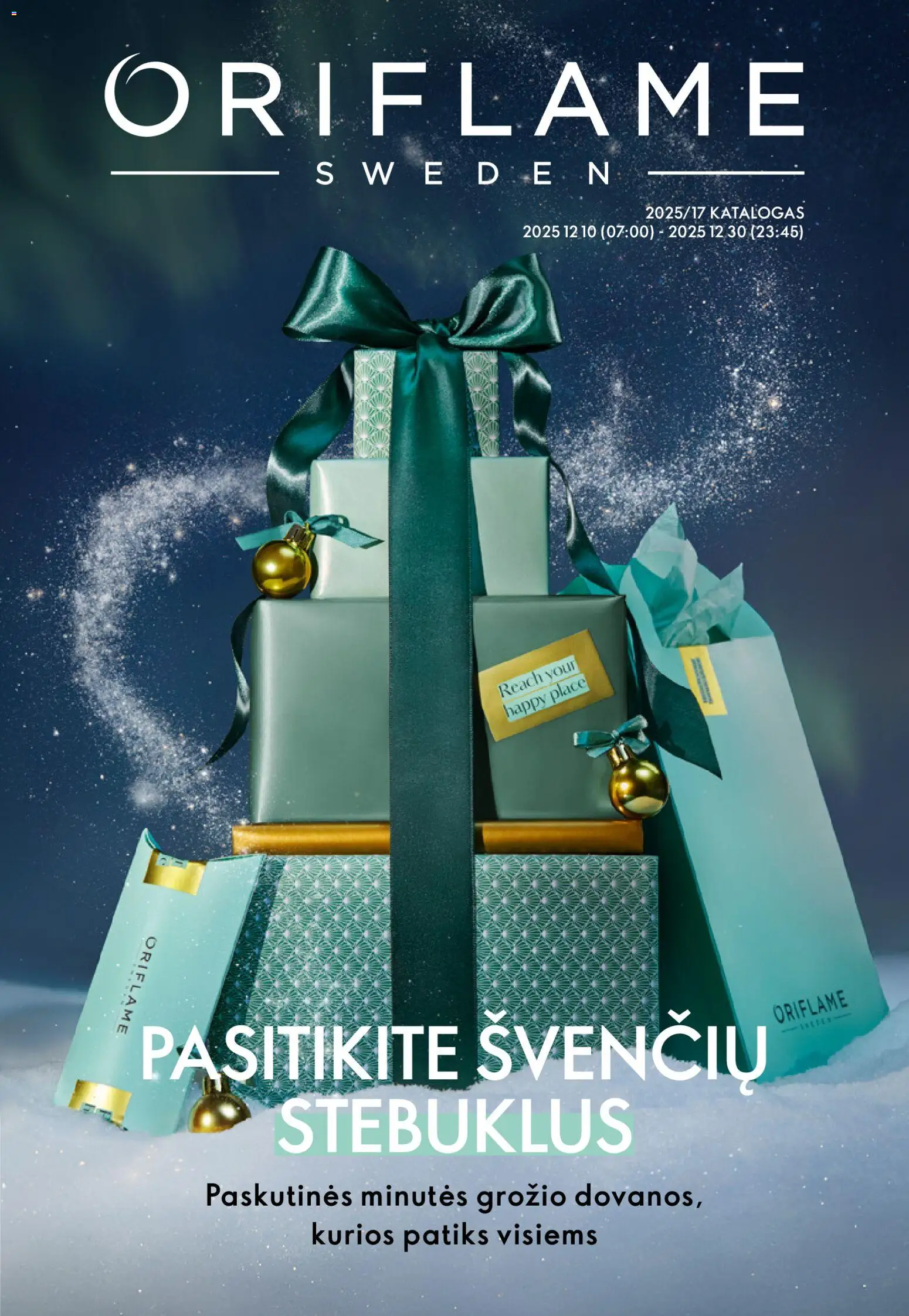 Oriflame parduotuvės leidinio Katalogas 17 2025 galiojančio nuo 2025.12.10 peržiūra