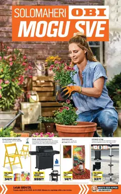 Pregled letka OBI katalog trgovine OBI vrijedi od 30.03.2026
