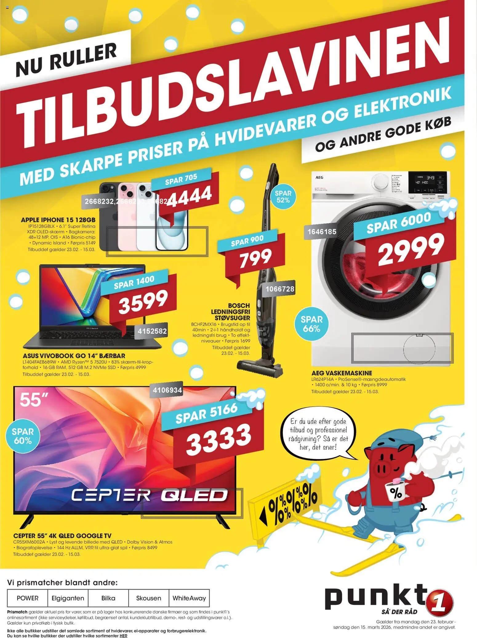 Eksempel på tilbudsavis Tilbudsavis fra butik Punkt1 gyldig fra 23/02/2026