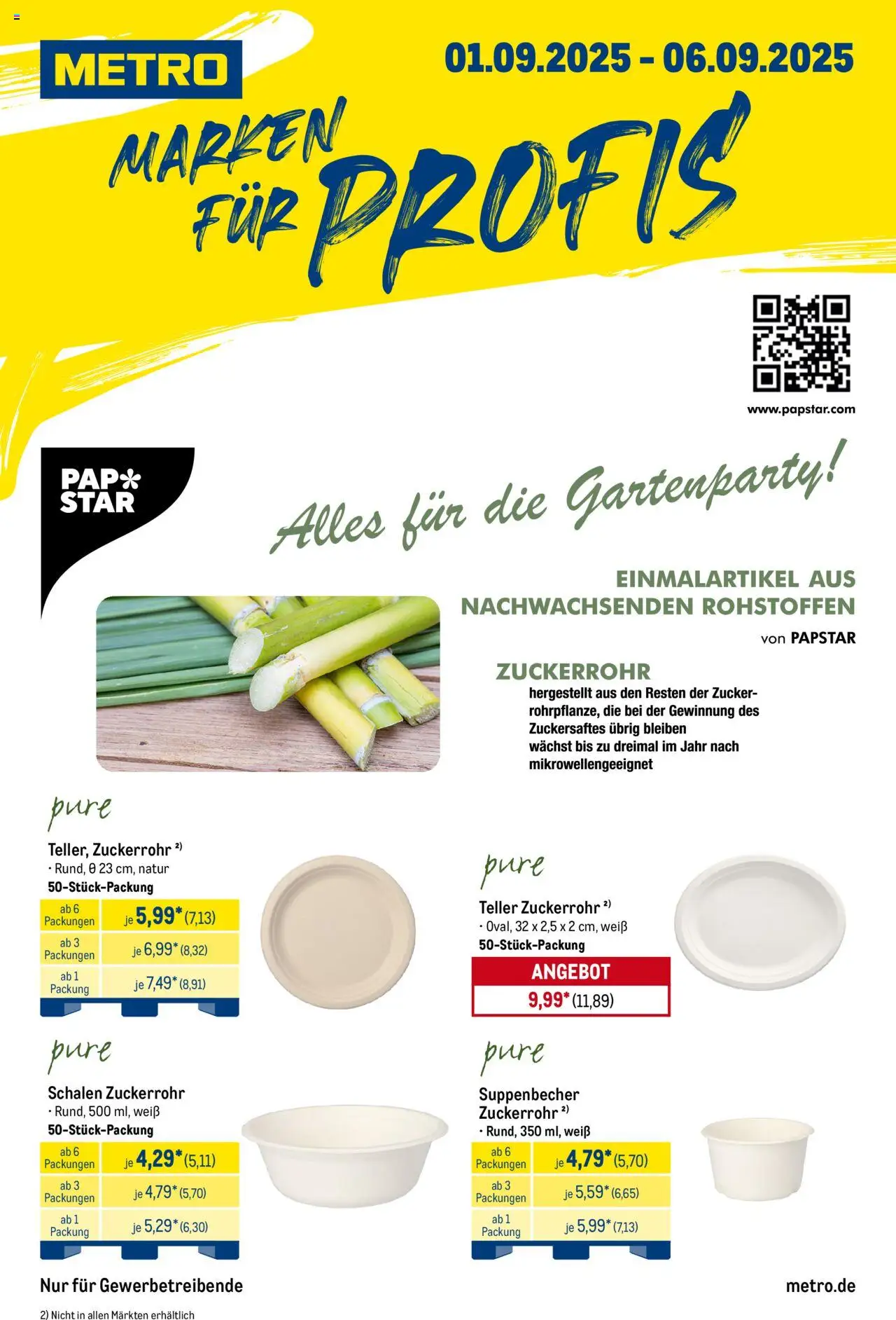 Metro Prospekt ab 01.09.2025 - Starke Marken Profi