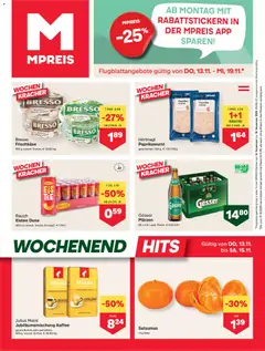 Vorschau der Angebote: MPREIS Flugblatt gültig ab 13.11.2025