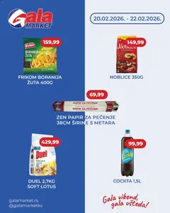 Pregled Gala MARKET kataloga - važi od 20.02.2026