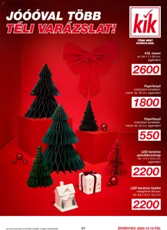 Kik - Akciós újság Kik megtekintése, amely érvényes 2025.10.13.-től