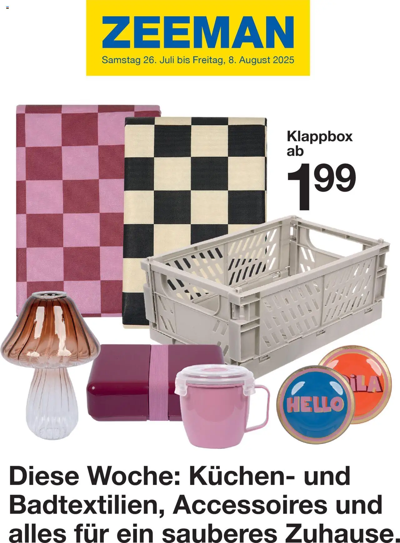 Zeeman Prospekt (vom 26.07.2025 - 08.08.2025)