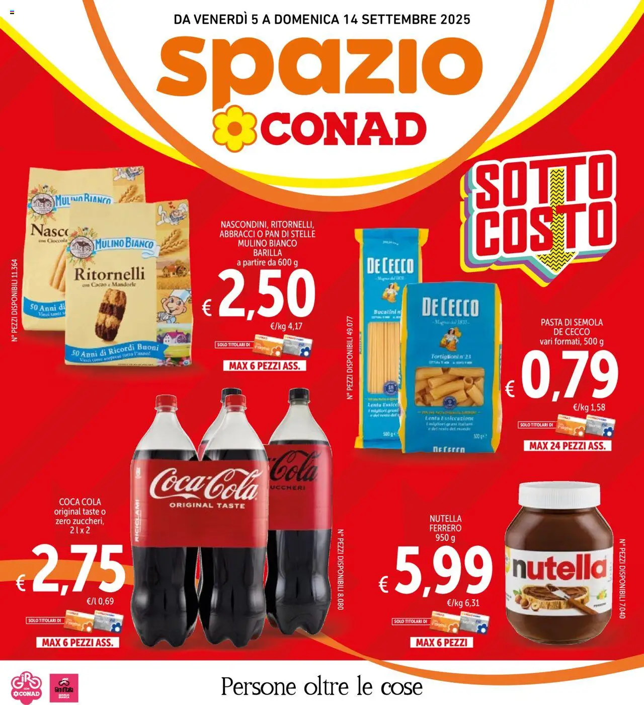 Volantino Spazio Conad valido da 05/09/2025 numero di pagina 1
