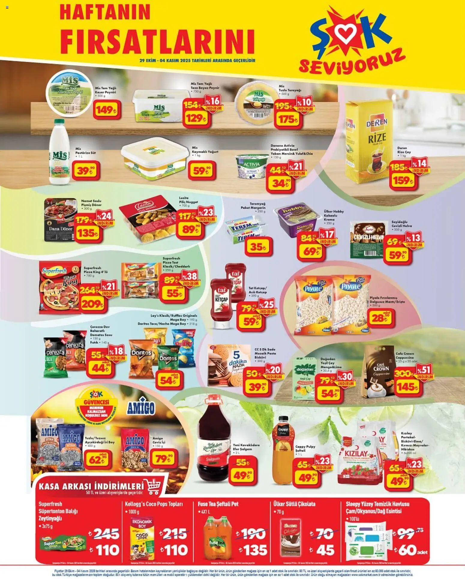 Şok Market Katalog 29.10.2025 - Broşürünün önizlemesi