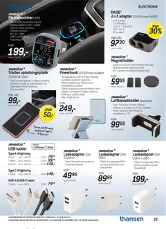 Eksempel på tilbudsavis Tilbudsavis fra butik Thansen gyldig fra 29/10/2025 | Side: 35