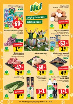 IKI parduotuvės leidinio IKI leidinys galiojančio nuo 2026.03.30 peržiūra