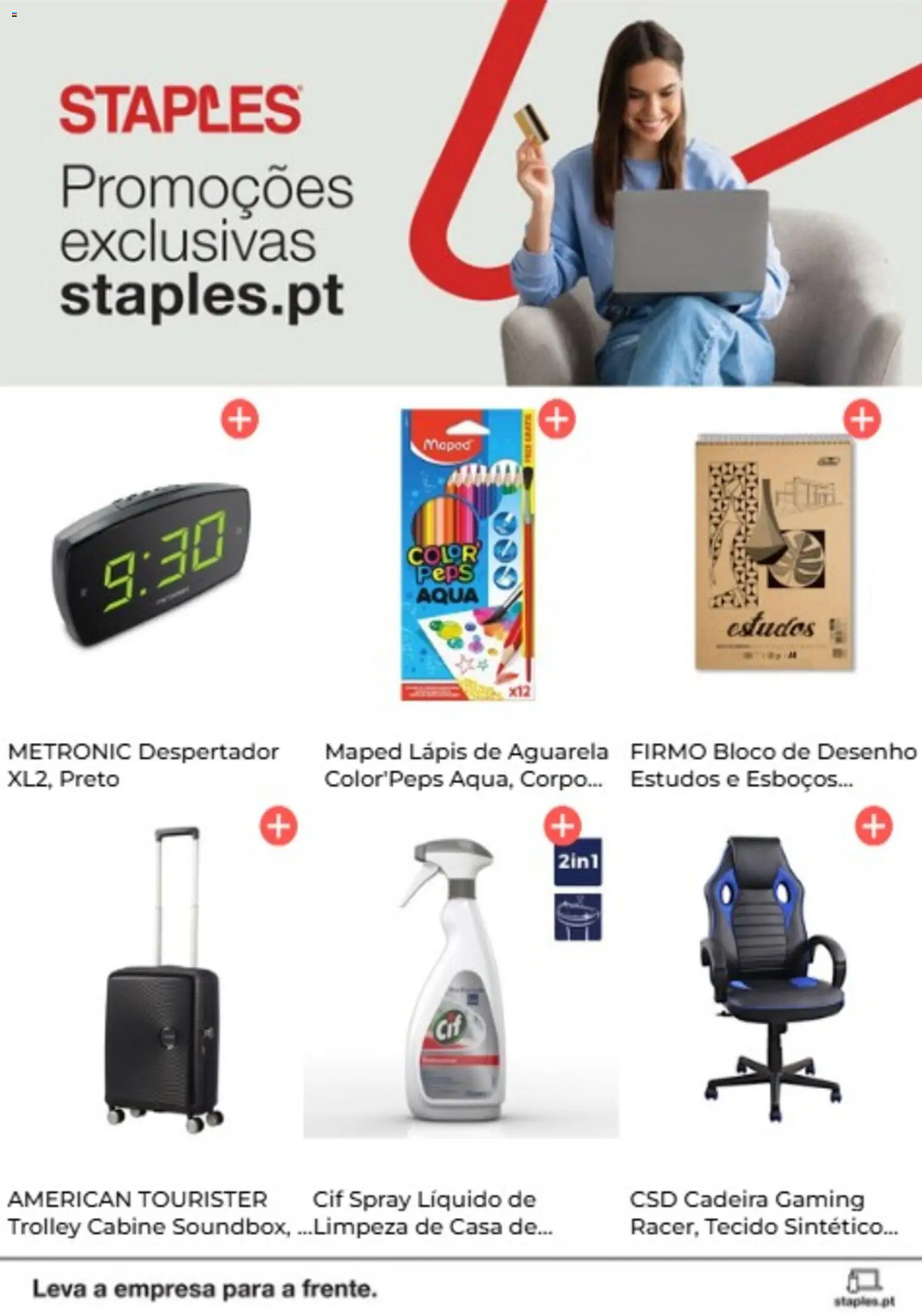 Pré-visualização do folheto da loja Staples válida a partir de 16/03/2026