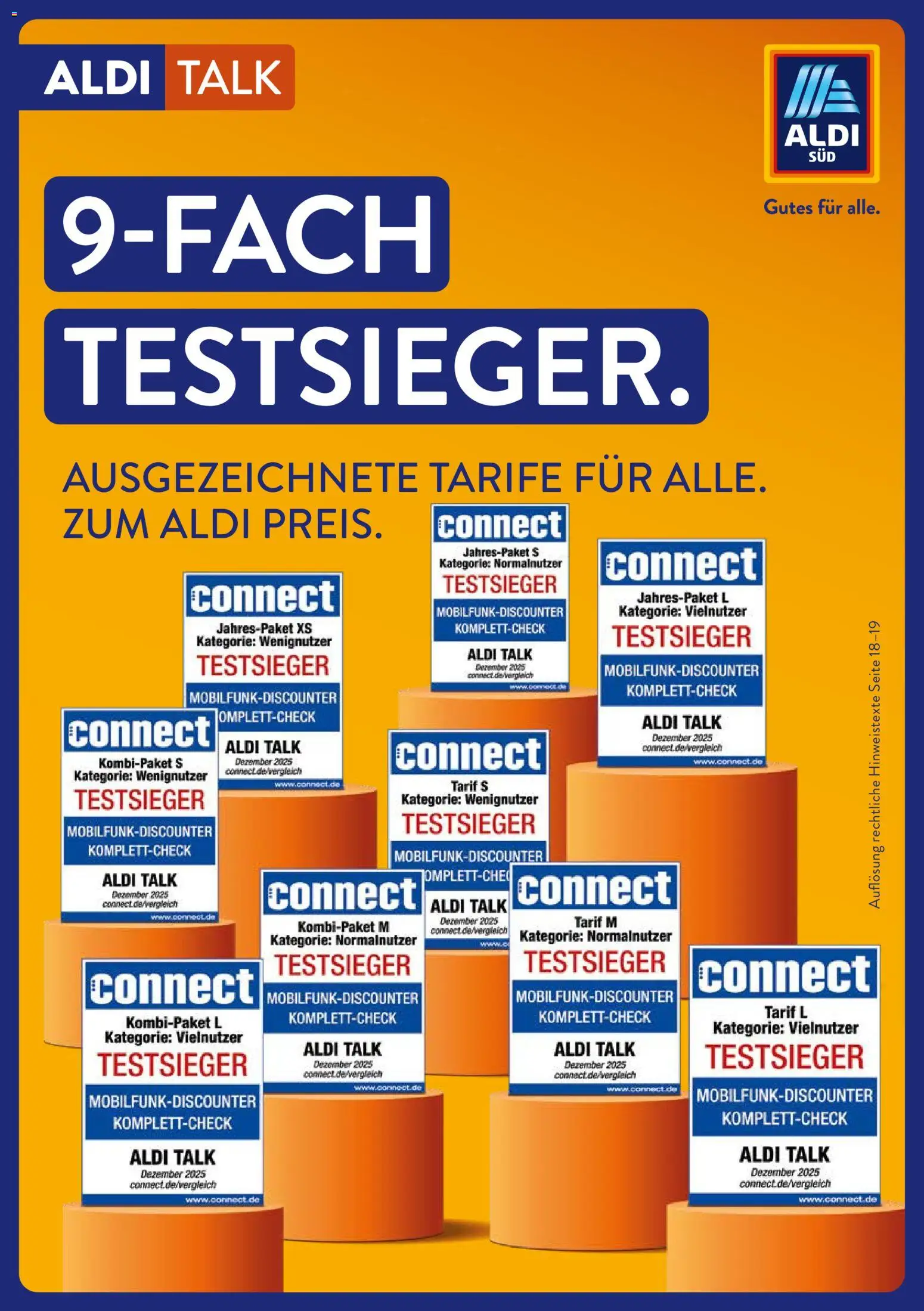 Vorschau von dem Prospekt des Geschäftes Aldi Süd, gültig ab dem 09.12.2025