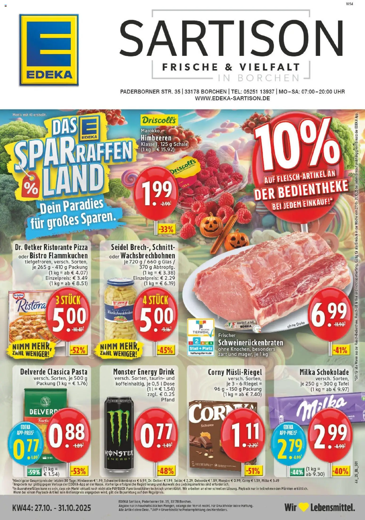 Vorschau von dem Prospekt des Geschäftes Edeka, gültig ab dem 26.10.2025