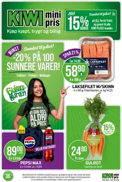 Forhåndsvis Kundeavis fra butikk Kiwi gyldig fra 01/09/2025