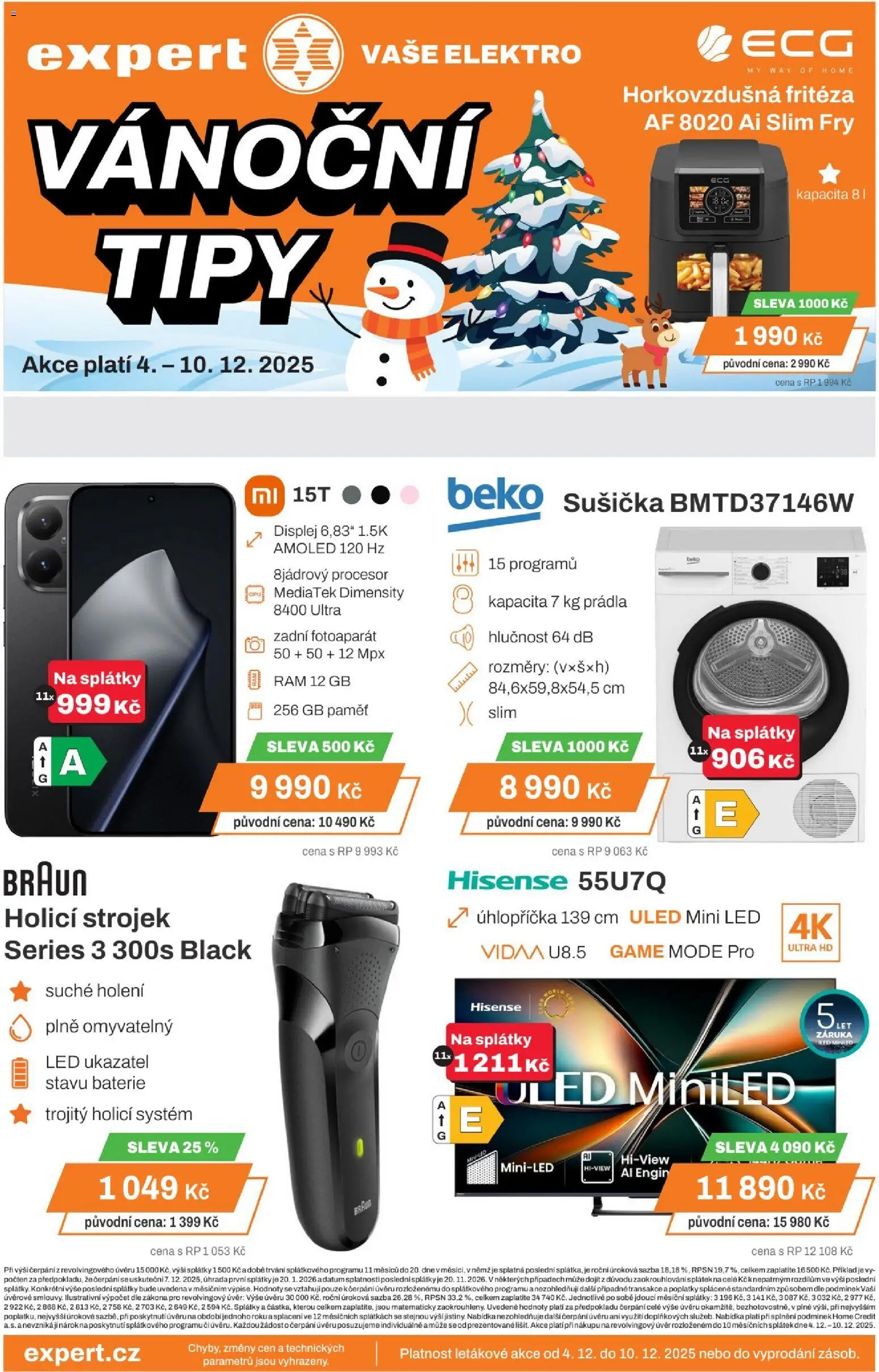 Náhled nabídky: Expert elektro Leták platný od 04.12.2025