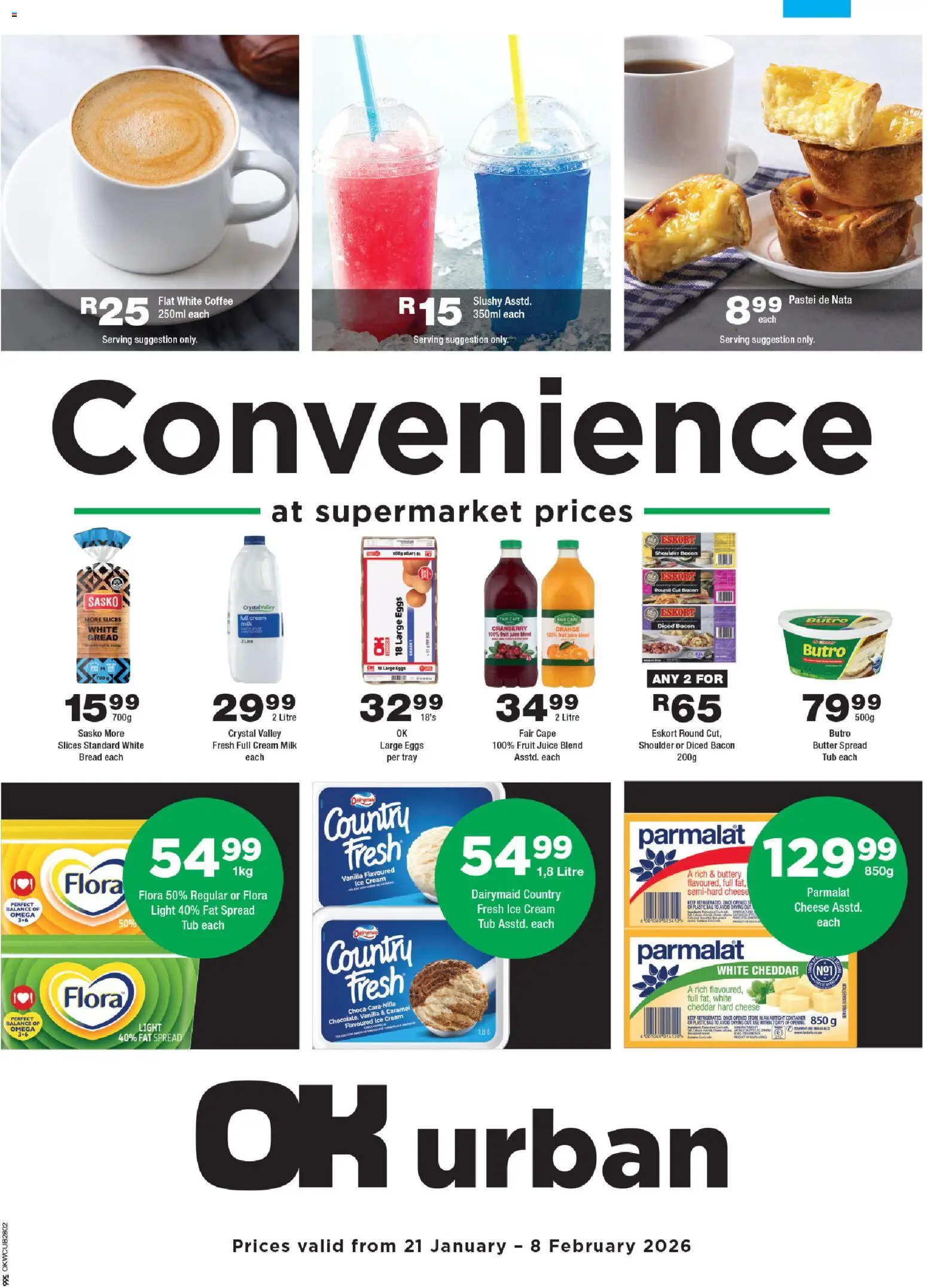 Preview of OK Foods flyer valid from 21/01/2026