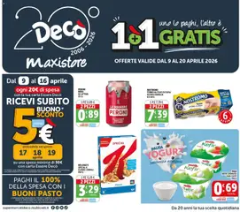 Anteprima dell'opuscolo Decò volantino MaxiStore Vitulazio dal negozio Decò valido da 09/04/2026