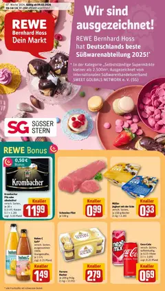 Vorschau von dem Prospekt des Geschäftes Rewe, gültig ab dem 09.02.2026