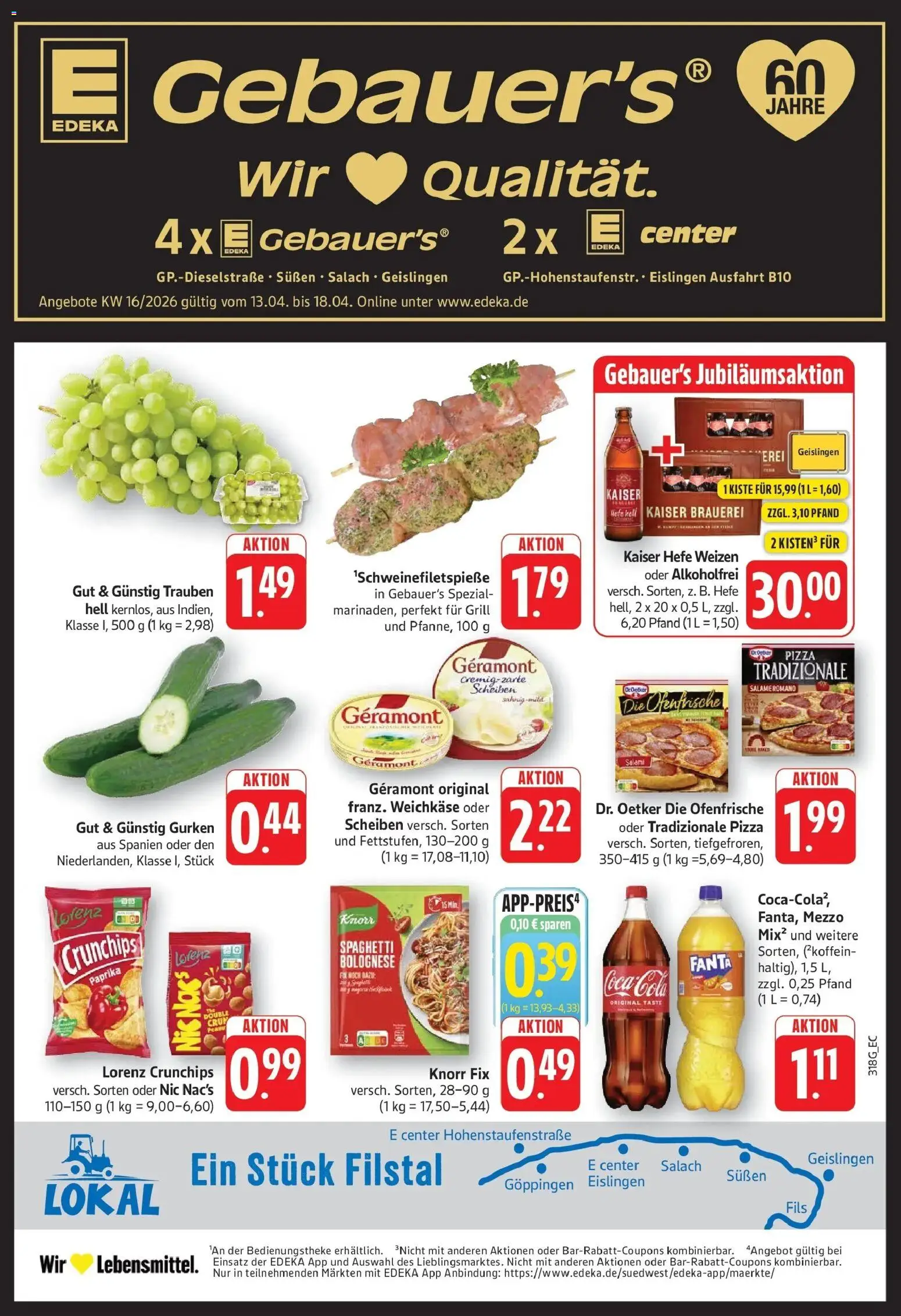 Vorschau von dem Prospekt des Geschäftes Edeka, gültig ab dem 12.04.2026