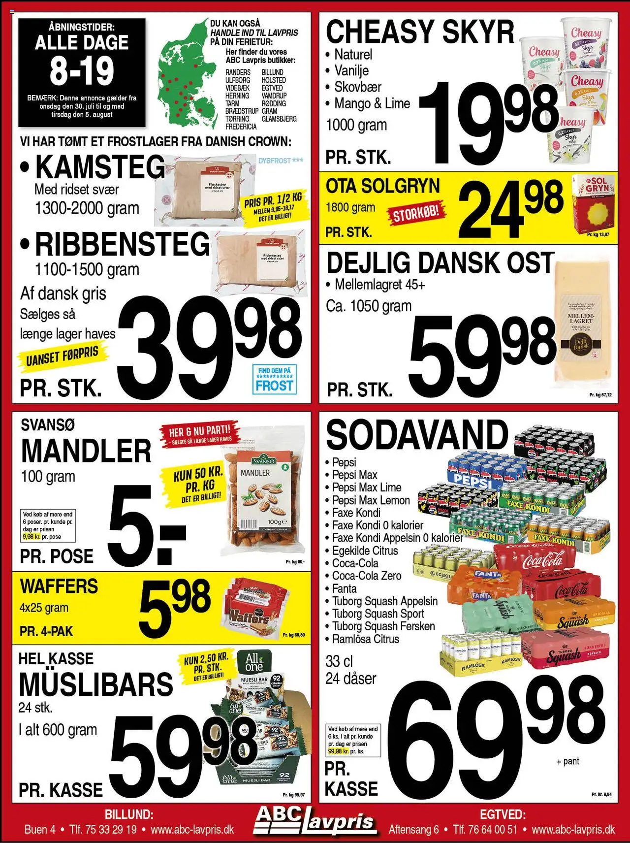 Abc Lavpris tilbudsavis gyldig fra 30/07/2025 - side 1
