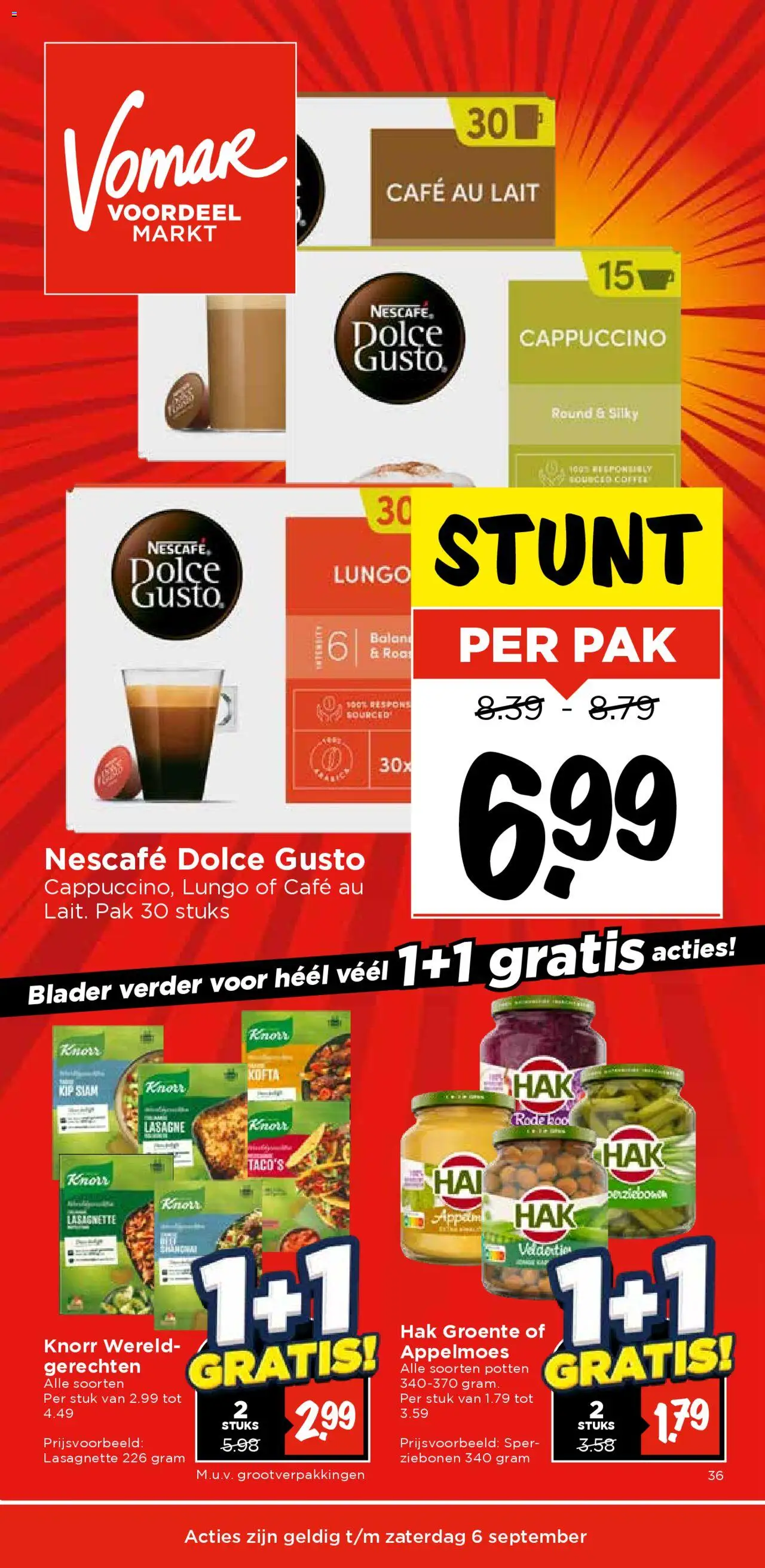 Vomar shop Online weekendfolder week 36 geldig vanaf 04-09-2025 - Paginanummer 1
