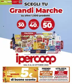 Anteprima dell'opuscolo Attuale volantino dal negozio Ipercoop valido da 09/10/2025