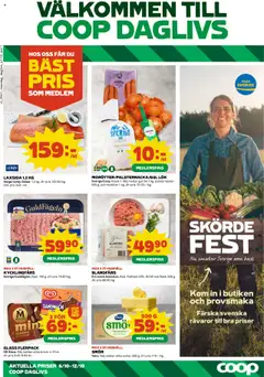 Förhandsgranska reklamblad Aktuella reklamblad Coop Daglivs från butik Coop Daglivs gäller från 06/10/2025