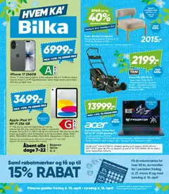 Eksempel på tilbudsavis Bilka - Nonfood fra butik Bilka gyldig fra 10/04/2026